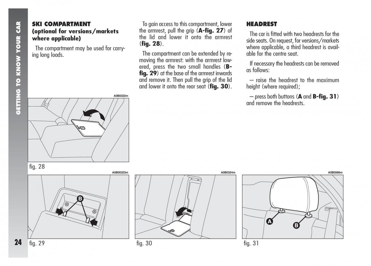 Alfa Romeo 156 owners manual / page 25