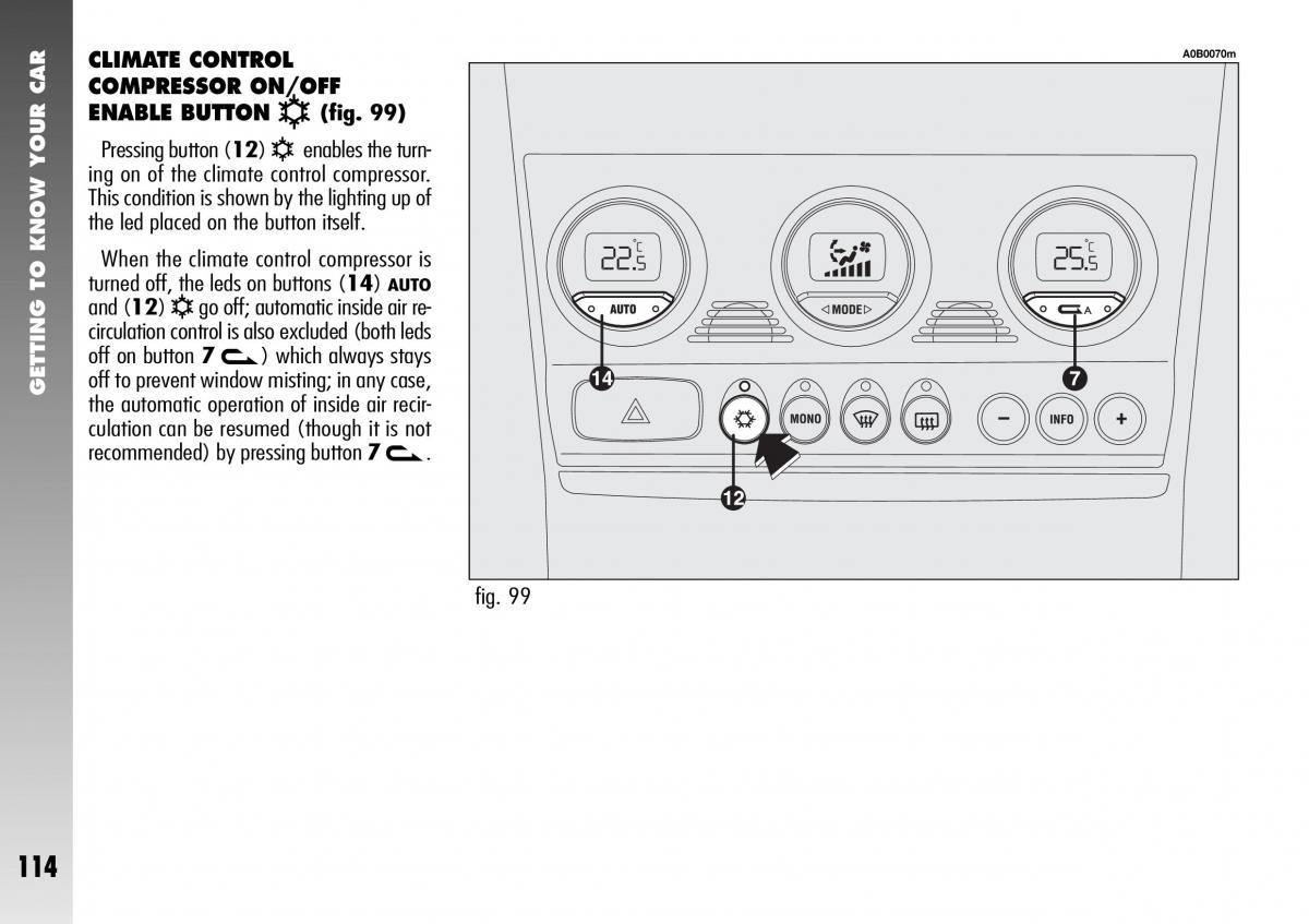 Alfa Romeo 156 GTA owners manual / page 115