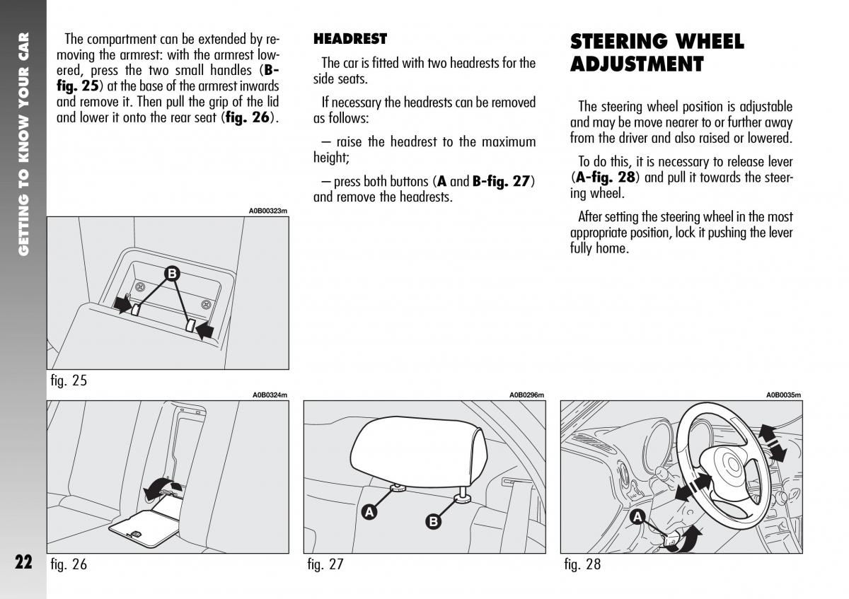 Alfa Romeo 156 GTA owners manual / page 23