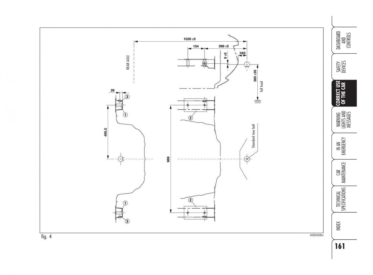 Alfa Romeo 159 owners manual / page 162