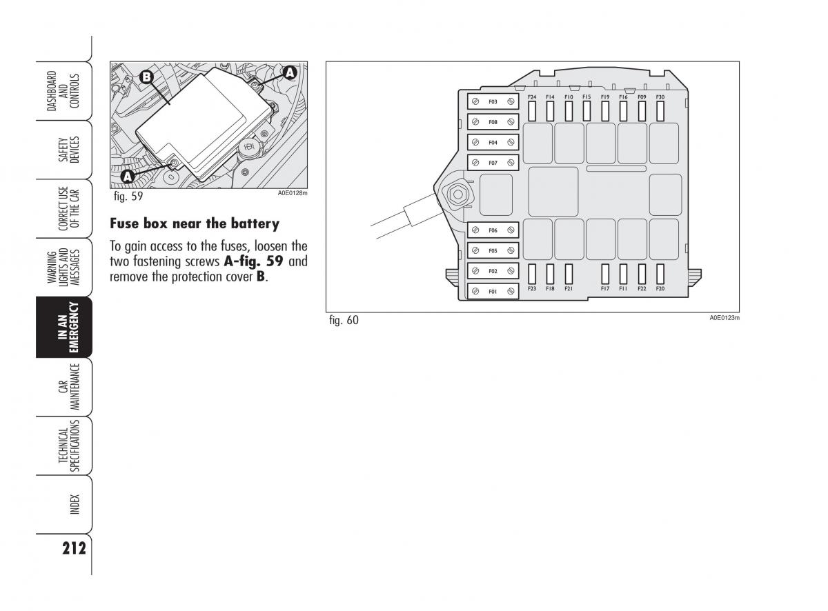 Alfa Romeo 159 owners manual / page 213