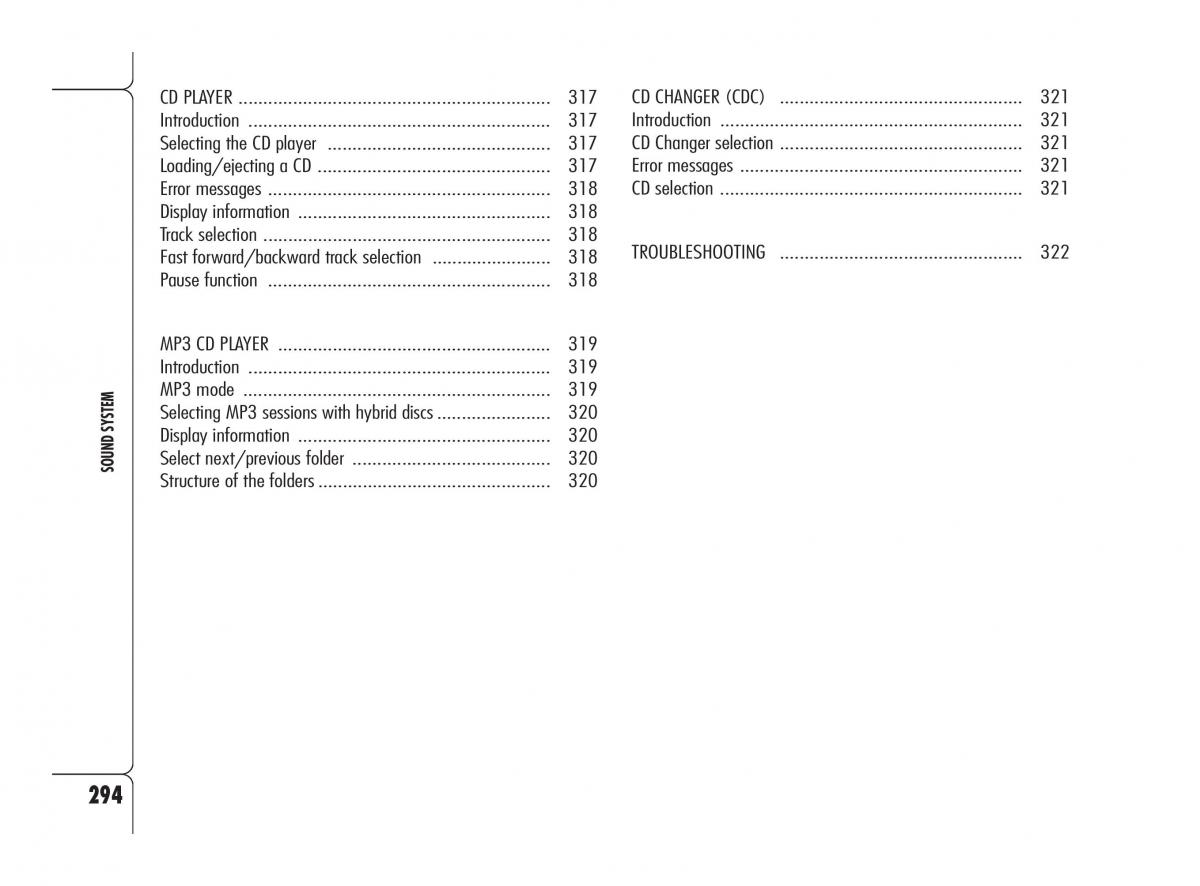 Alfa Romeo 159 owners manual / page 295