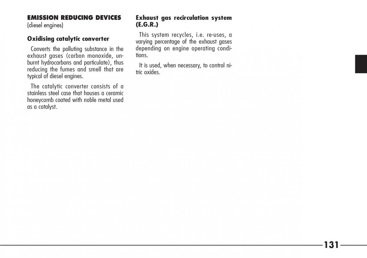 Alfa Romeo 166 owners manual / page 132