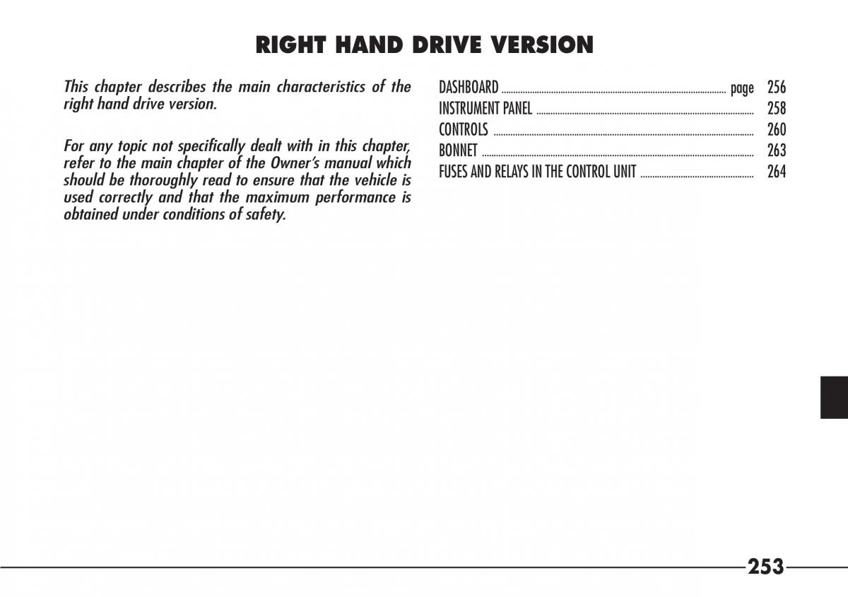 Alfa Romeo 166 owners manual / page 254