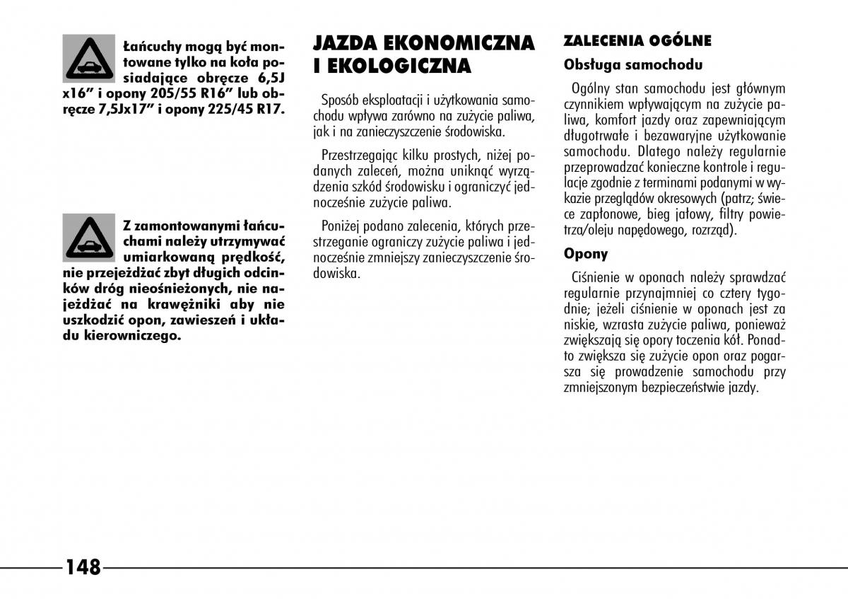 Alfa Romeo 166 instrukcja obslugi / page 149