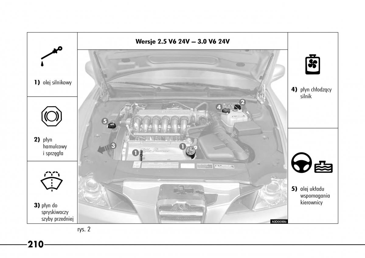 Alfa Romeo 166 instrukcja obslugi / page 211