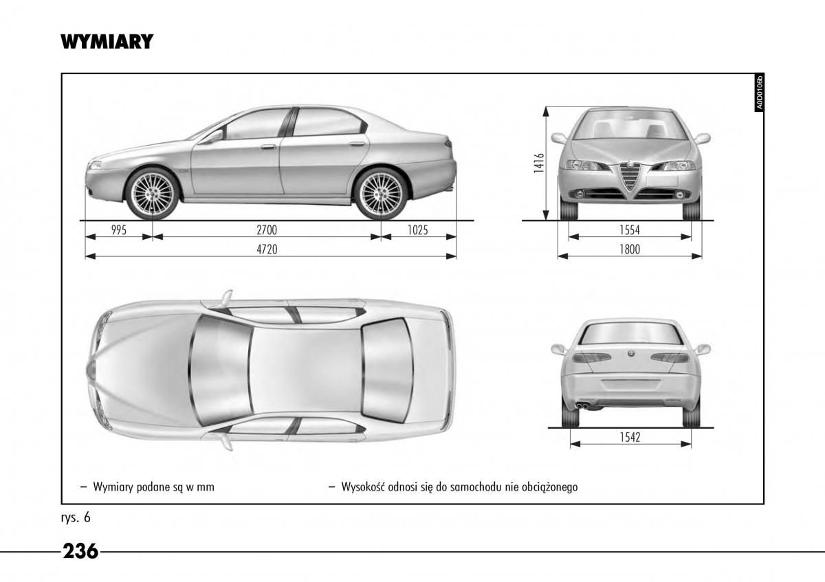 Alfa Romeo 166 instrukcja obslugi / page 237