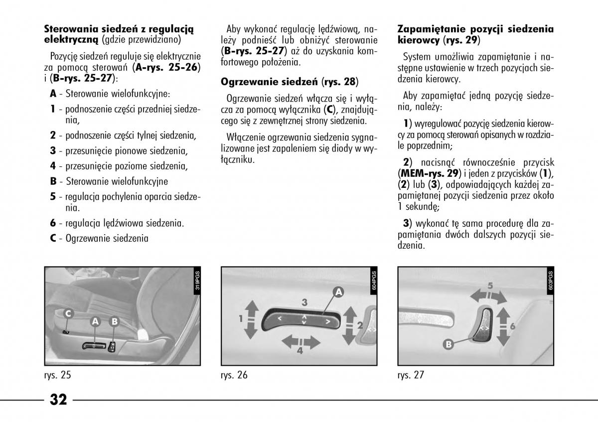 Alfa Romeo 166 instrukcja obslugi / page 33