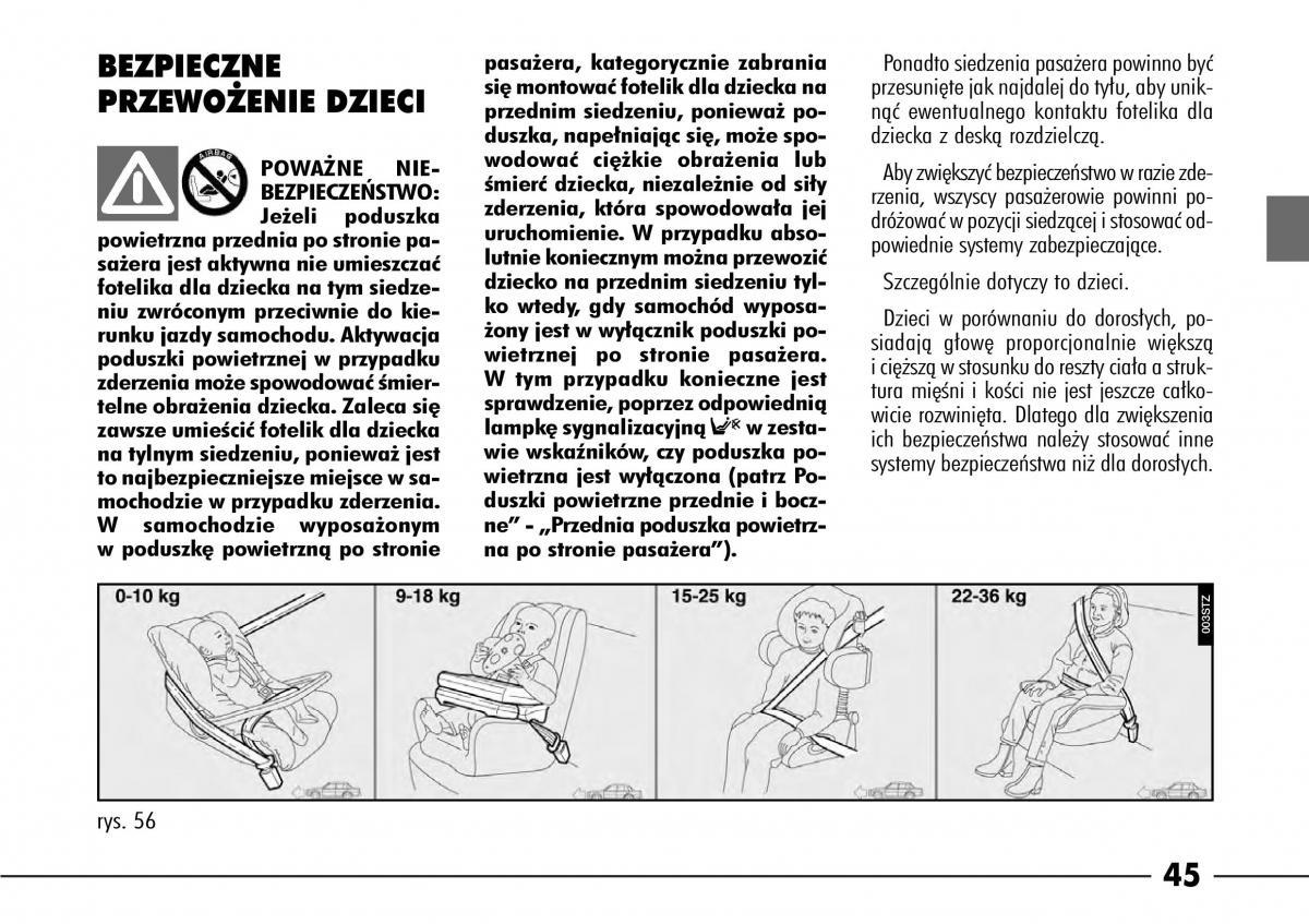 Alfa Romeo 166 instrukcja obslugi / page 46