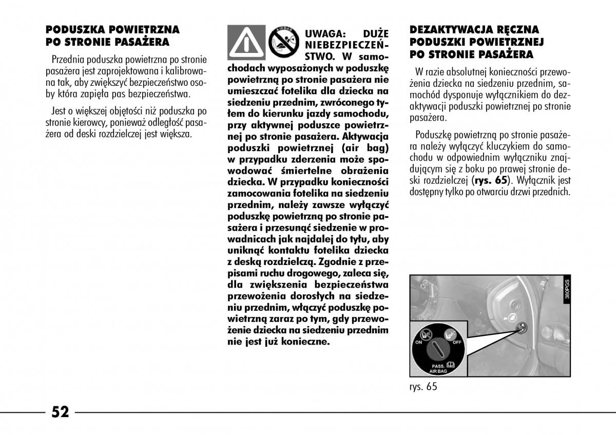 Alfa Romeo 166 instrukcja obslugi / page 53