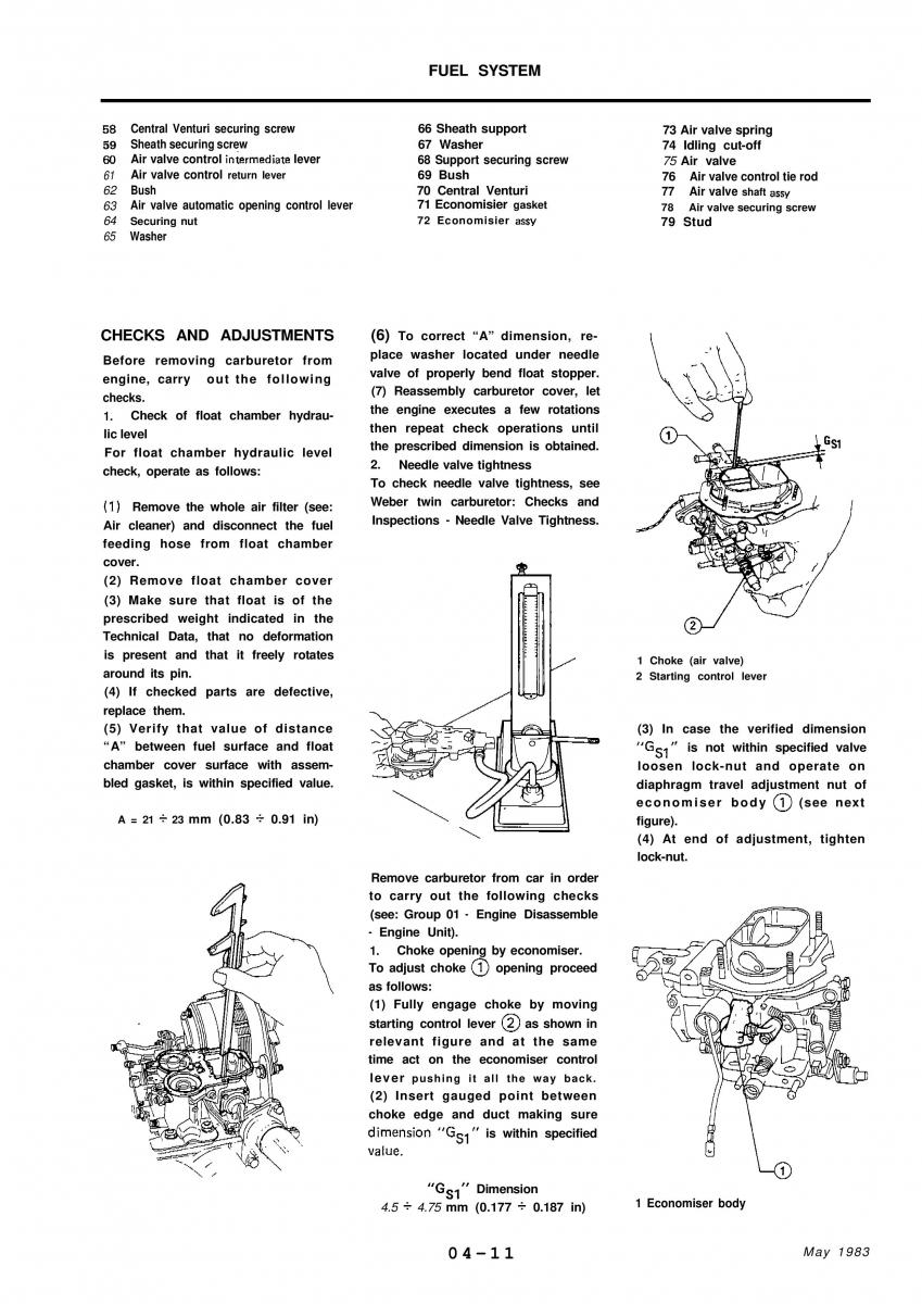 Alfa Romeo 33 owners manual / page 76