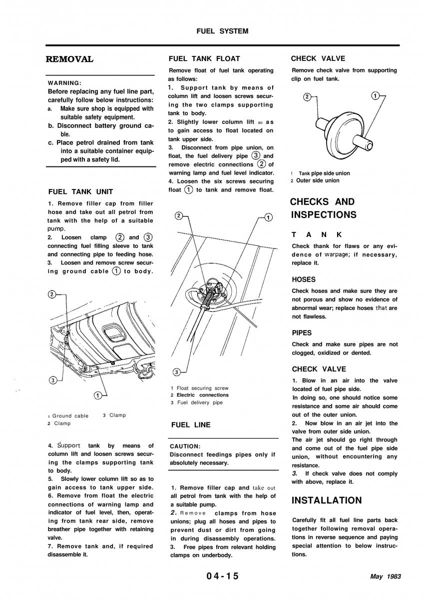 Alfa Romeo 33 owners manual / page 78