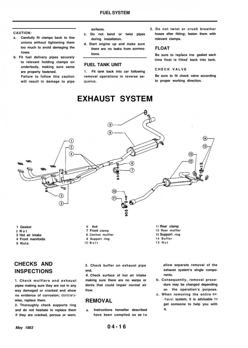 Alfa Romeo 33 owners manual / page 79