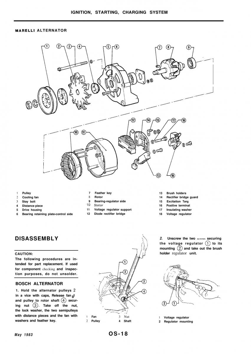 Alfa Romeo 33 owners manual / page 106