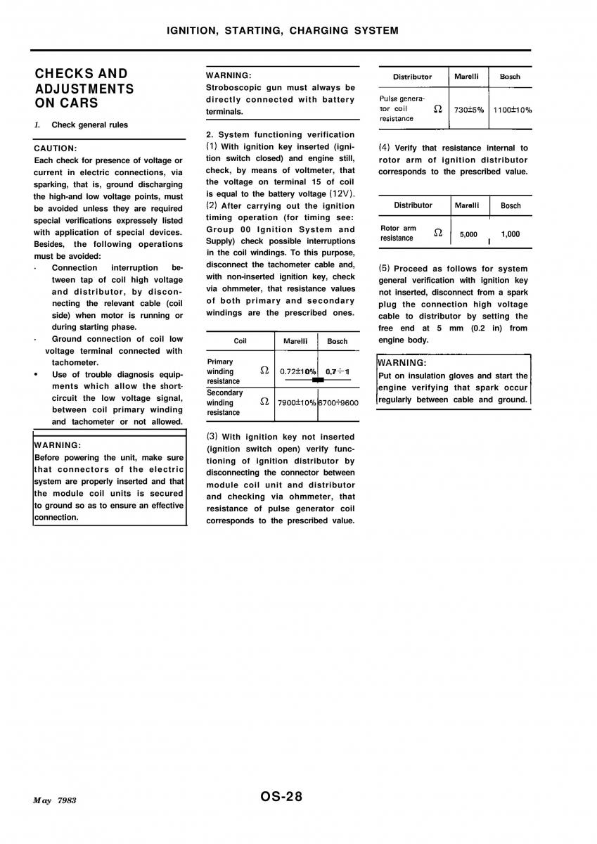 Alfa Romeo 33 owners manual / page 115