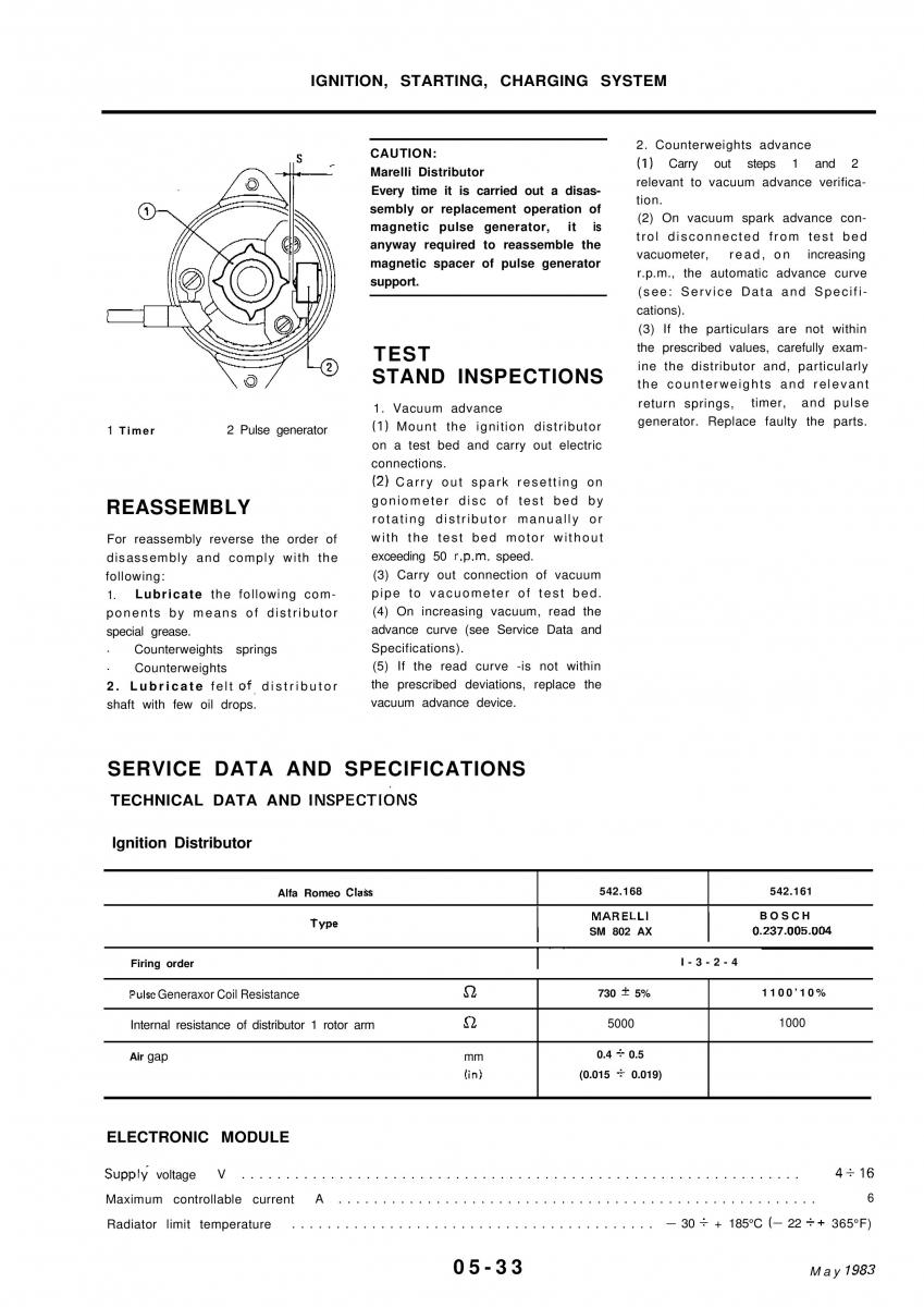 Alfa Romeo 33 owners manual / page 120