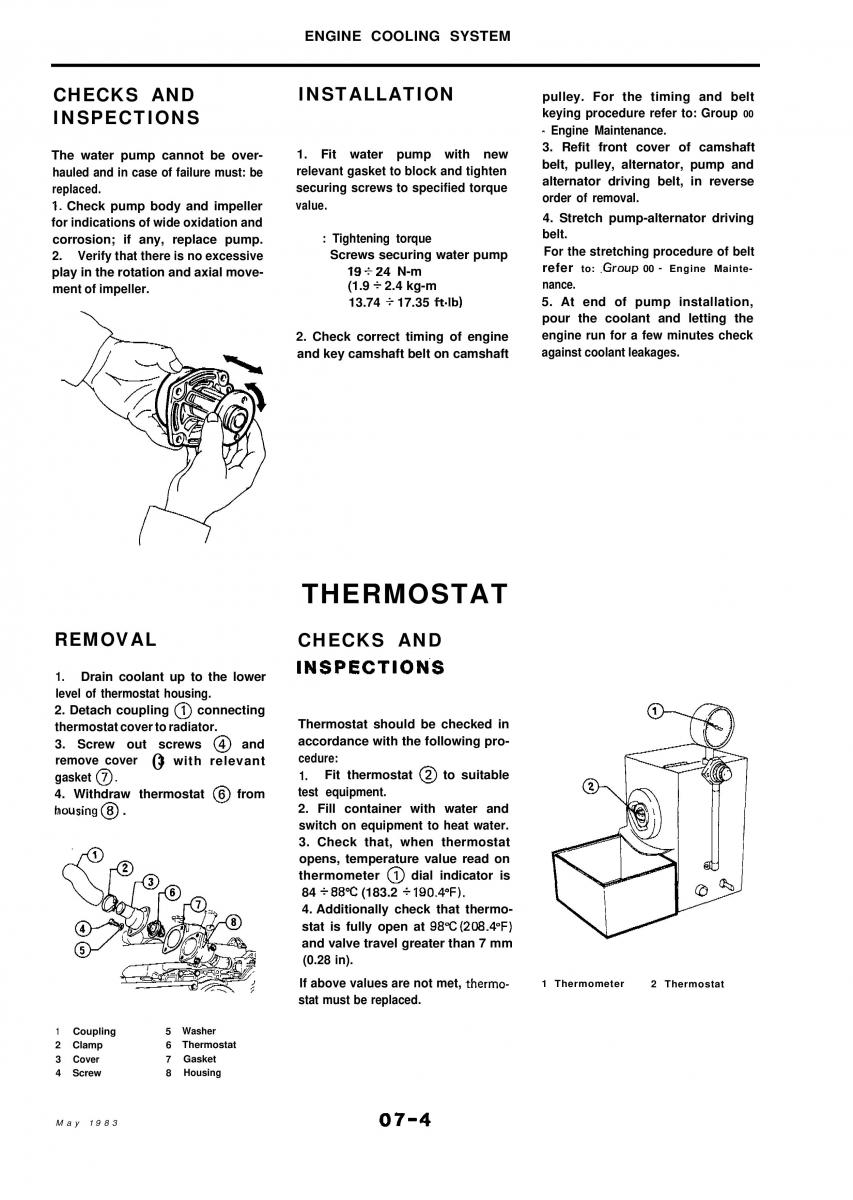 Alfa Romeo 33 owners manual / page 125