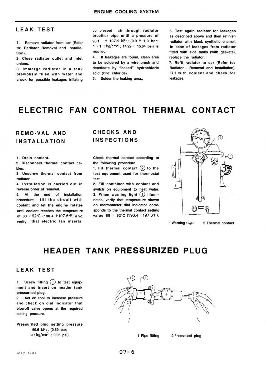 Alfa Romeo 33 owners manual / page 126