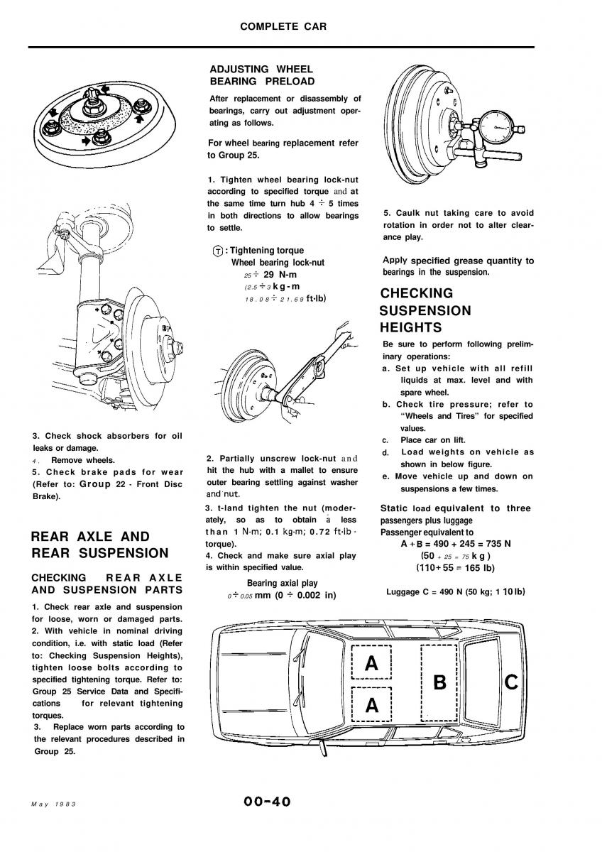 Alfa Romeo 33 owners manual / page 140