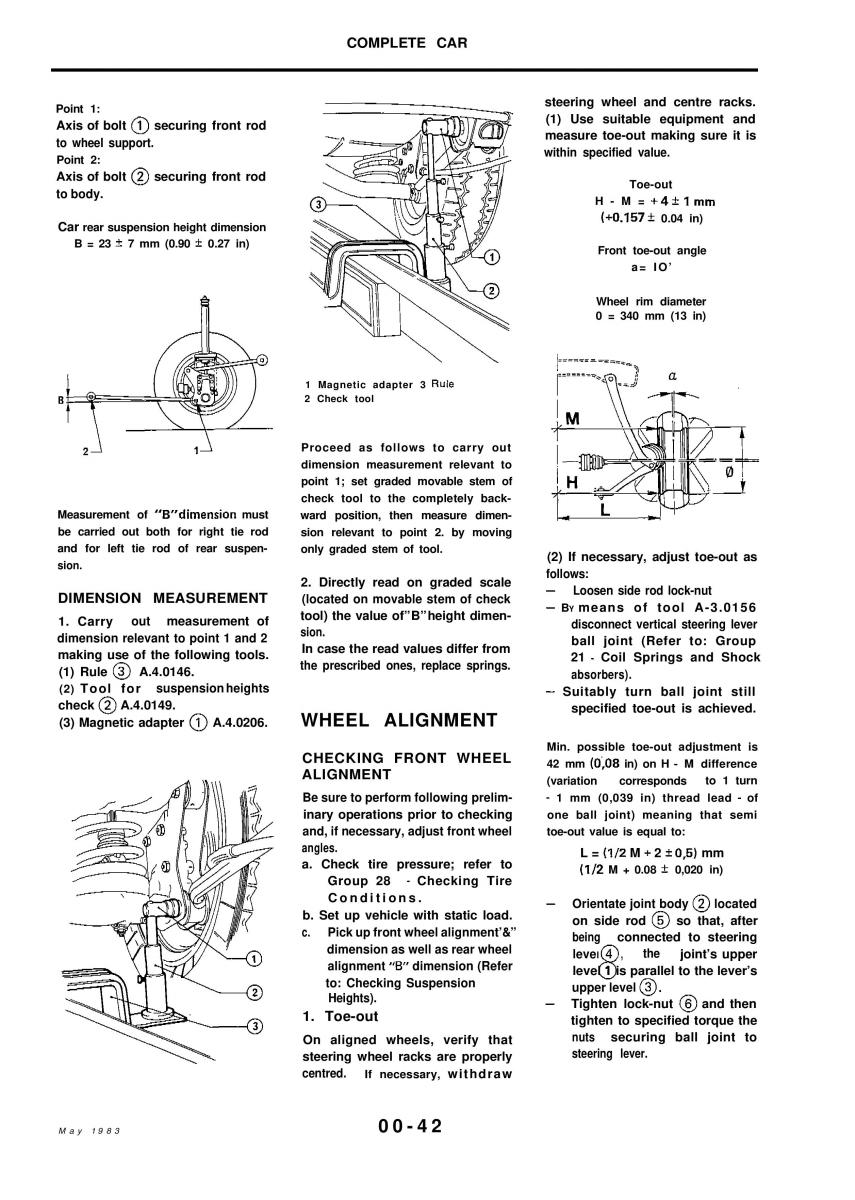 Alfa Romeo 33 owners manual / page 142