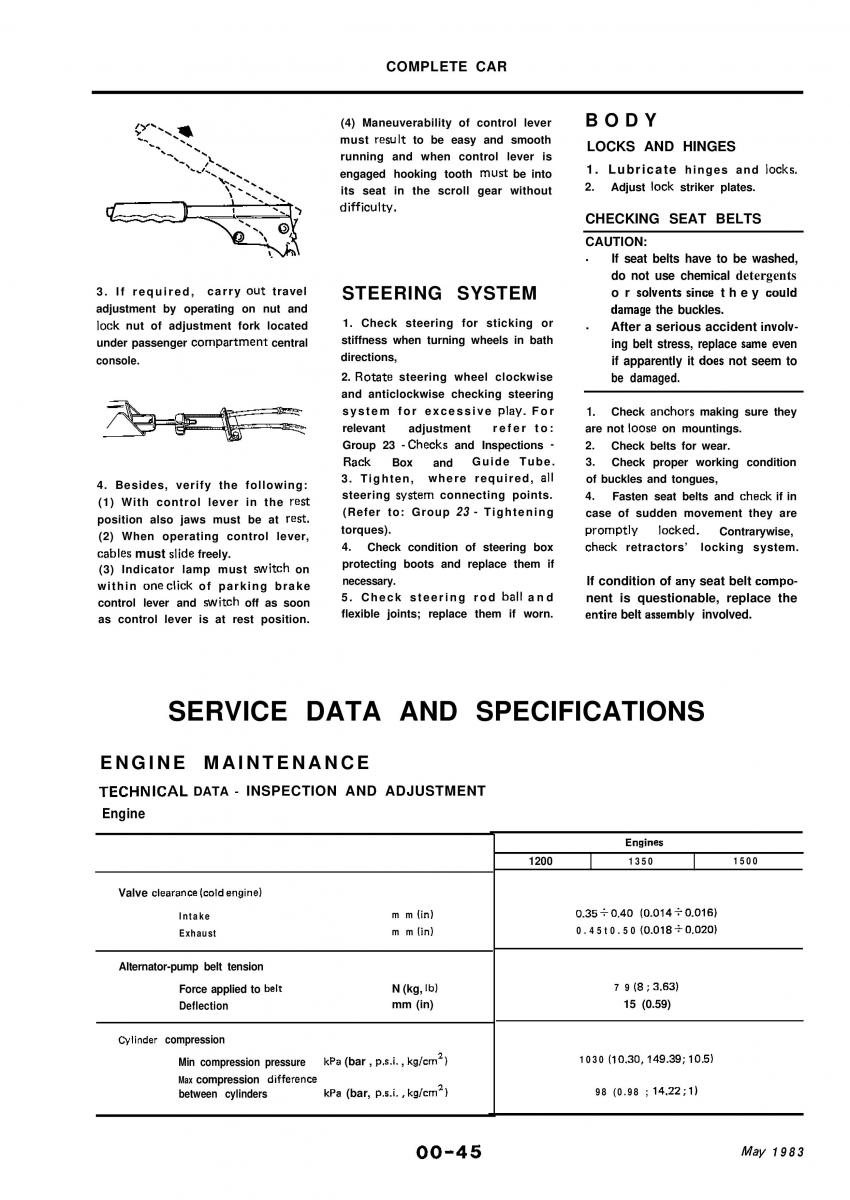 Alfa Romeo 33 owners manual / page 144