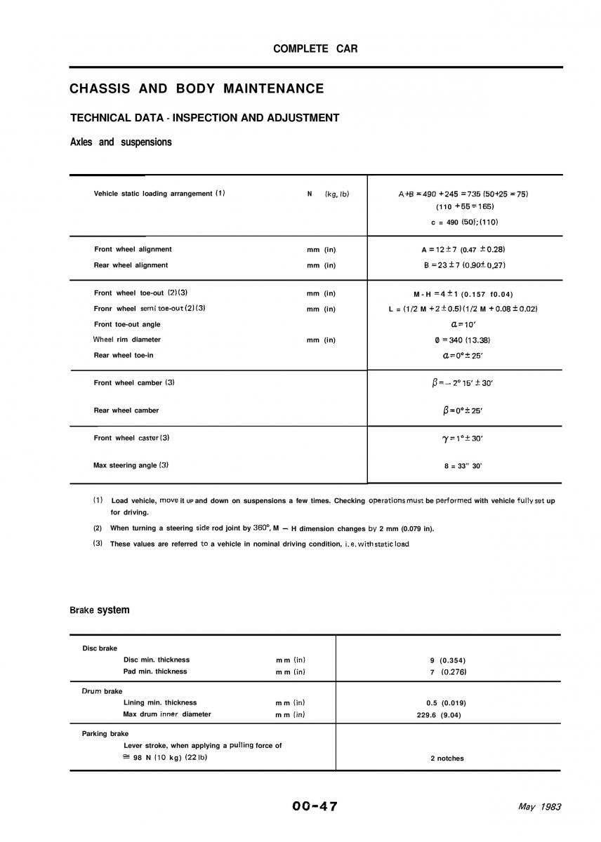 Alfa Romeo 33 owners manual / page 145