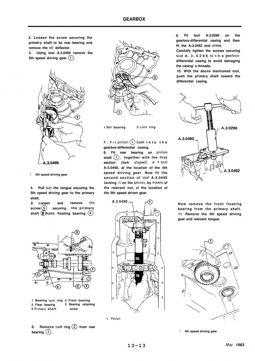 Alfa Romeo 33 owners manual / page 160