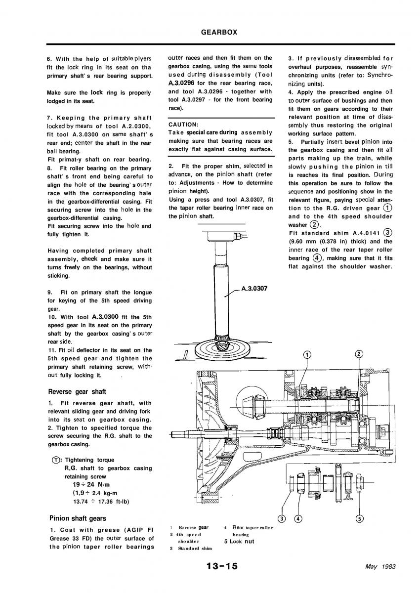 Alfa Romeo 33 owners manual / page 162