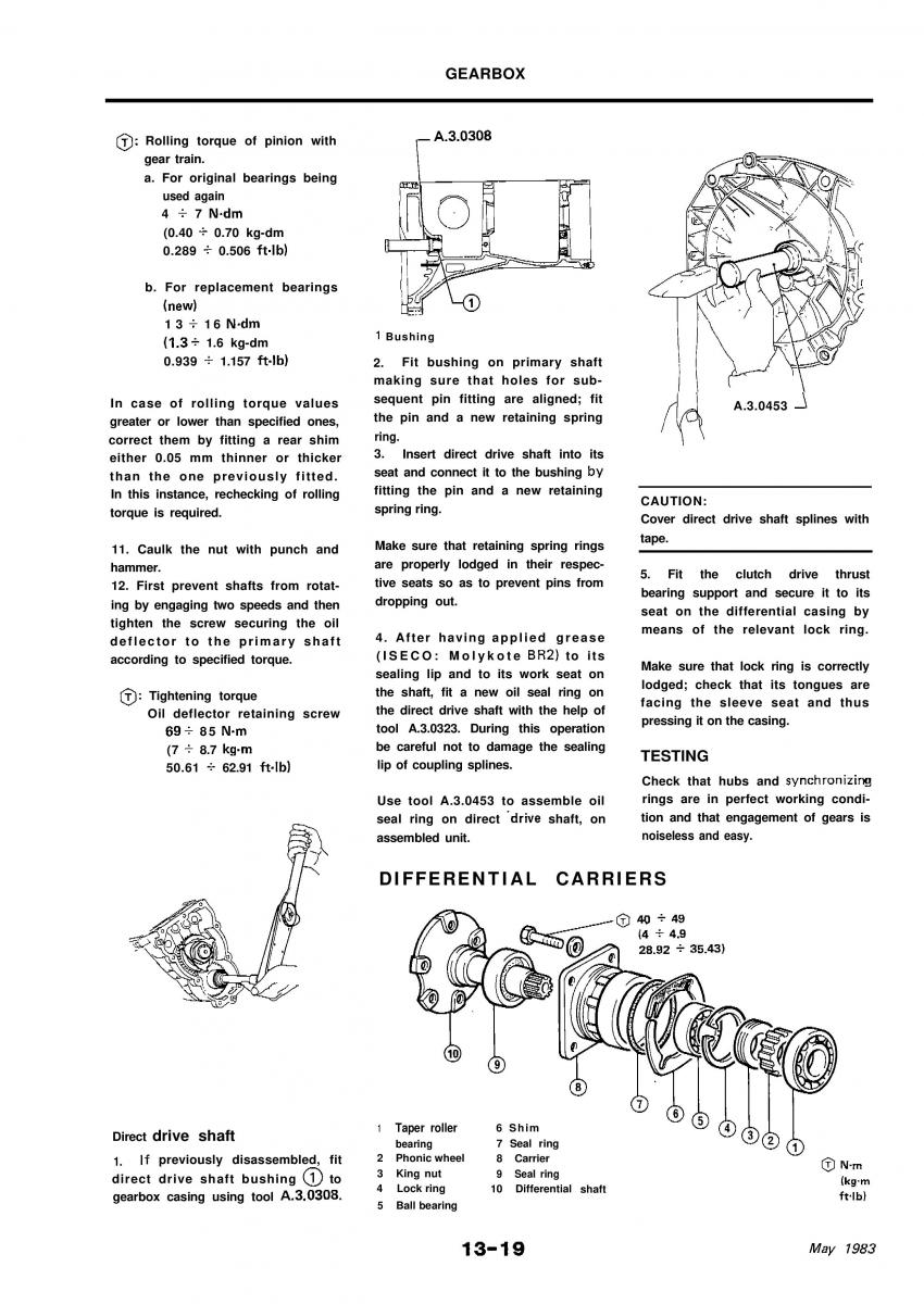 Alfa Romeo 33 owners manual / page 166