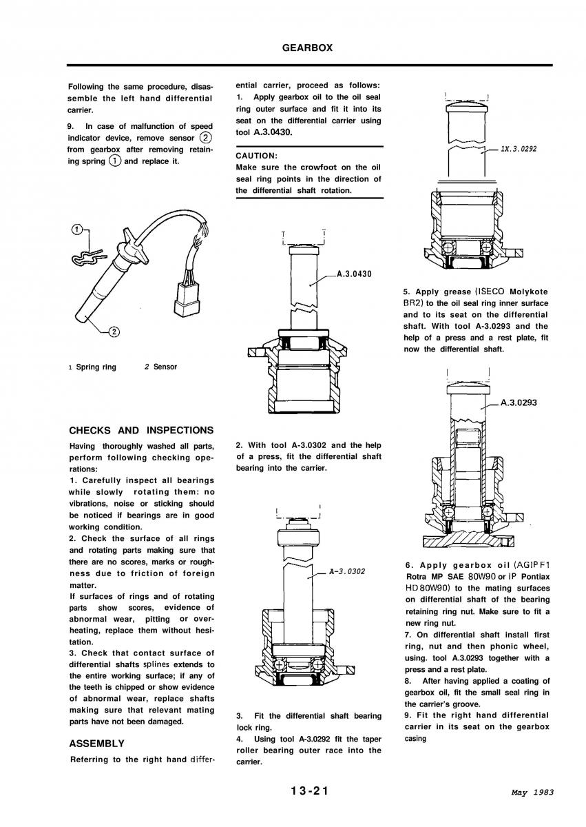 Alfa Romeo 33 owners manual / page 168