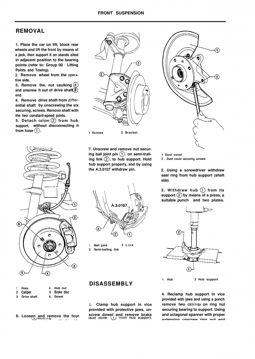 Alfa Romeo 33 owners manual / page 191