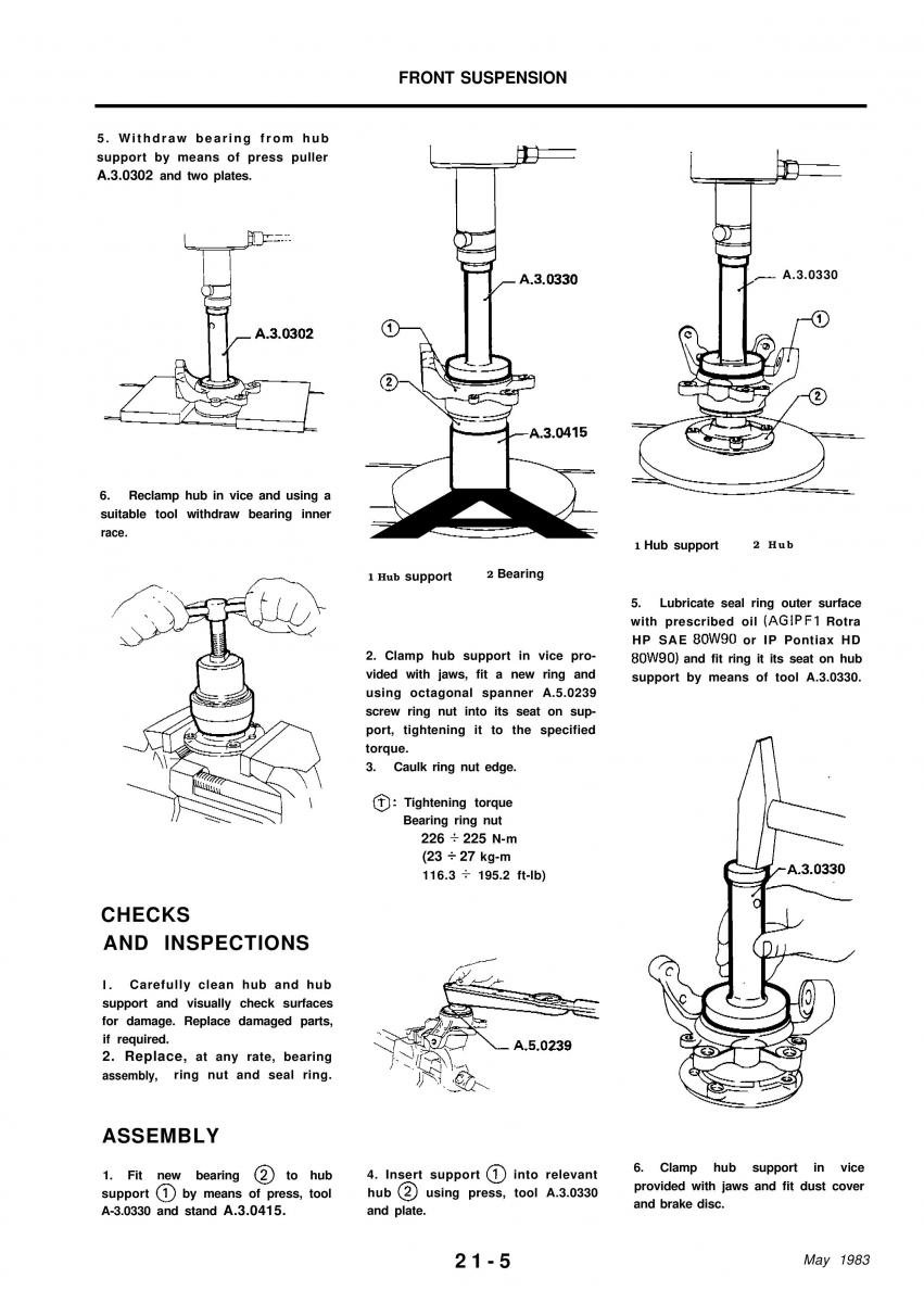 Alfa Romeo 33 owners manual / page 192