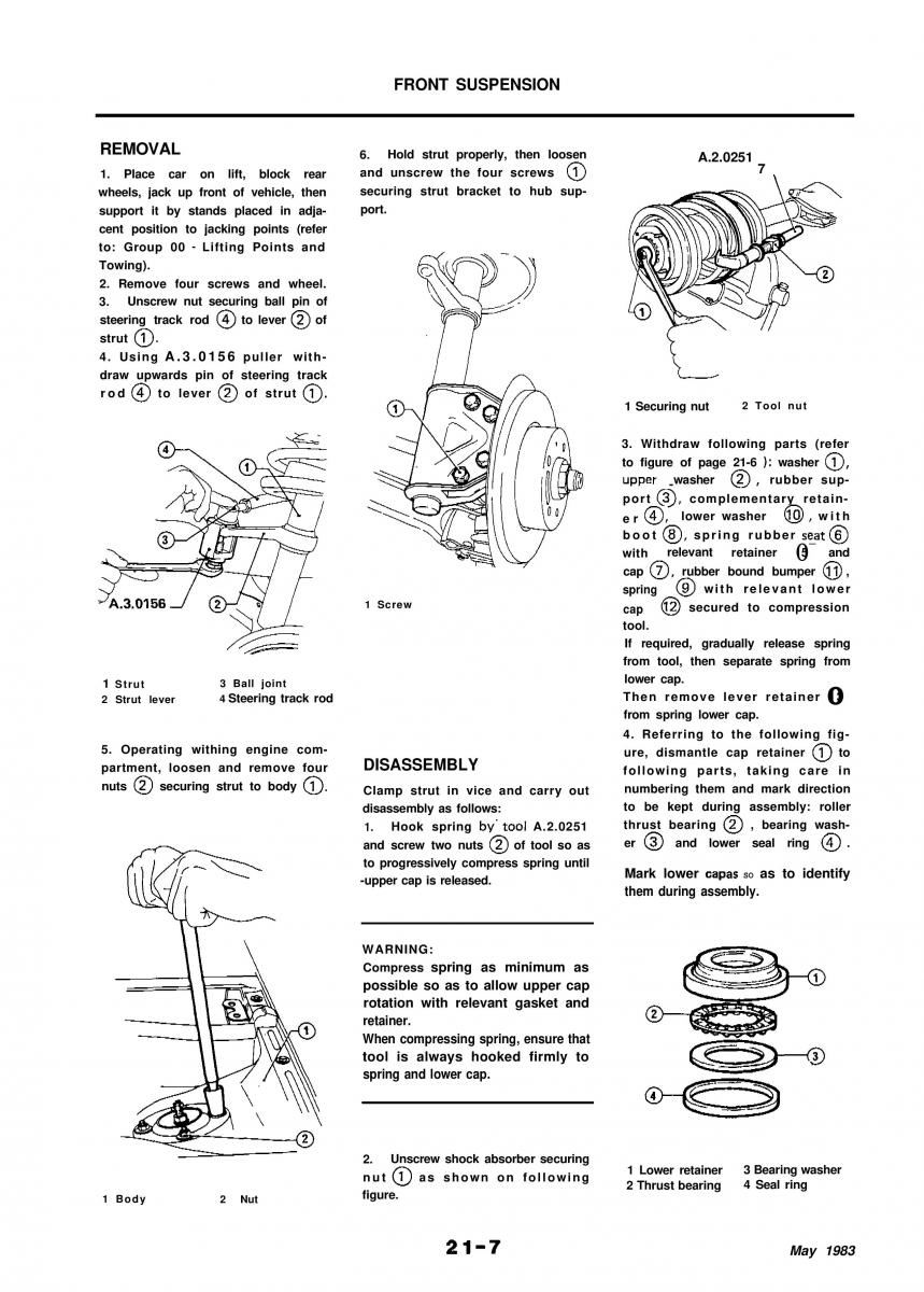 Alfa Romeo 33 owners manual / page 194