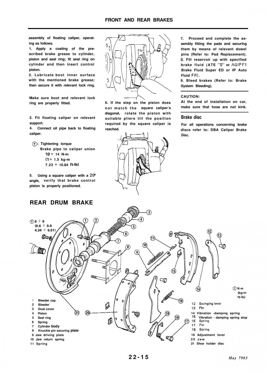 Alfa Romeo 33 owners manual / page 211