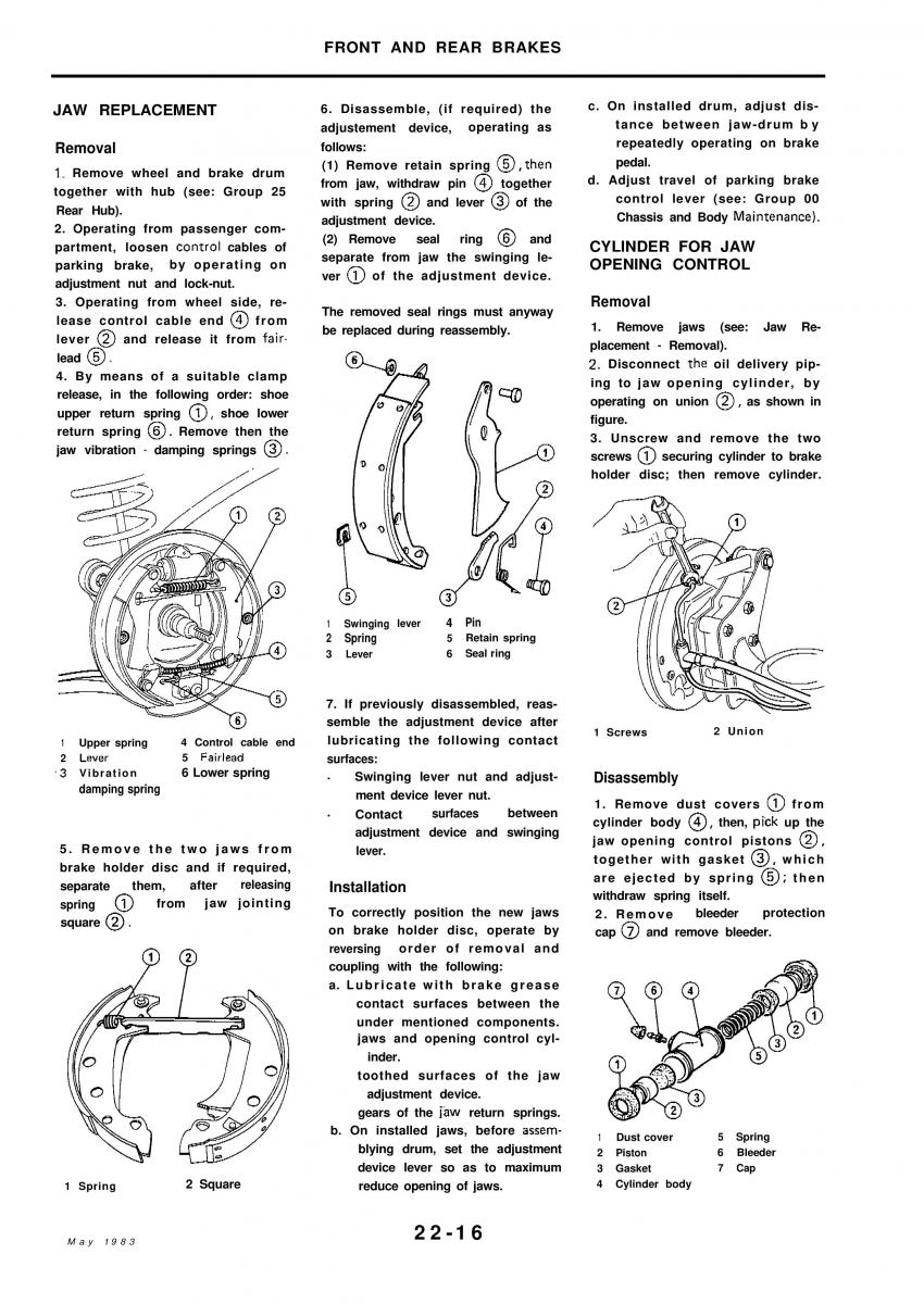 Alfa Romeo 33 owners manual / page 212