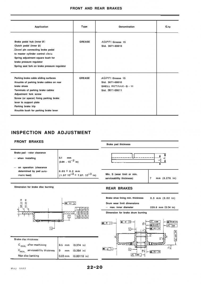 Alfa Romeo 33 owners manual / page 214