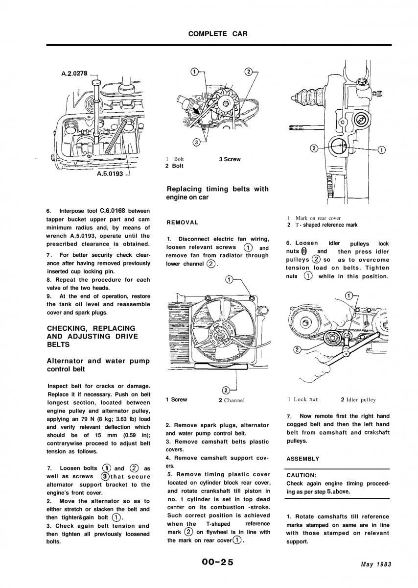 Alfa Romeo 33 owners manual / page 22