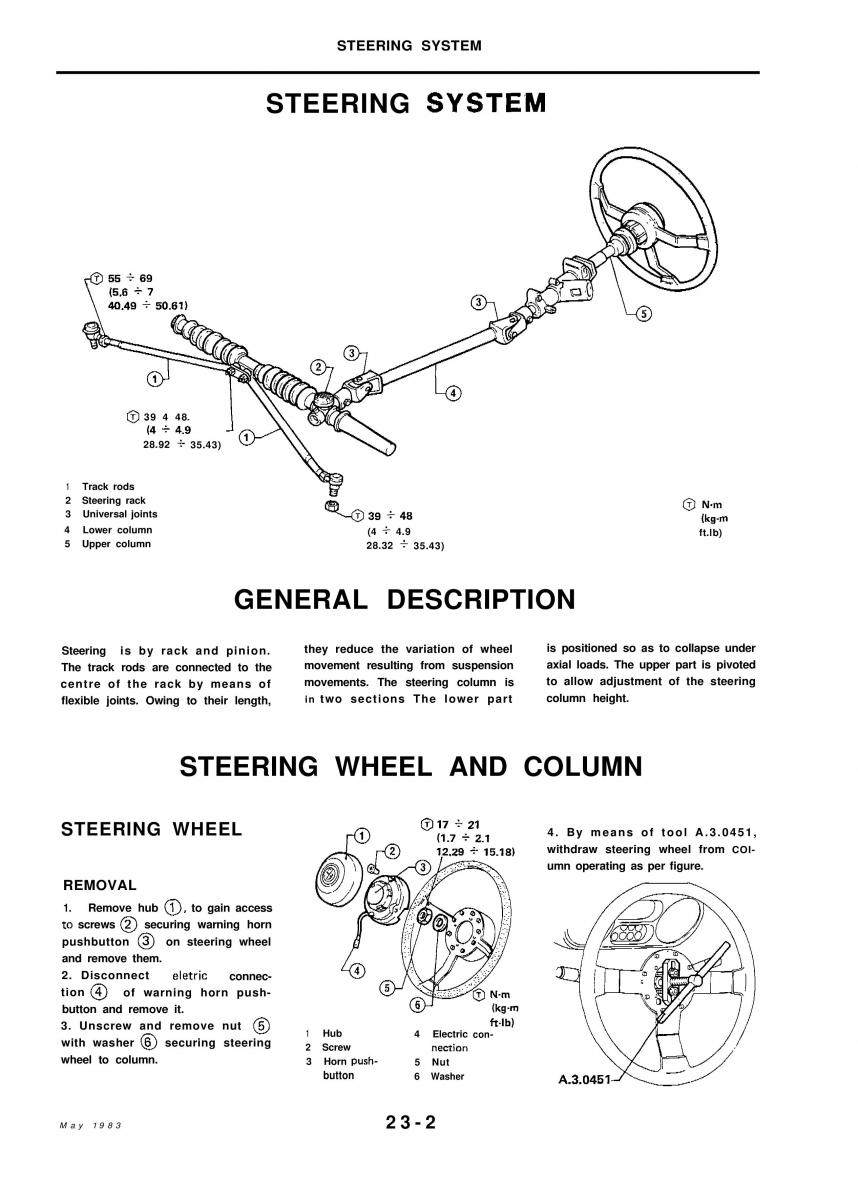 Alfa Romeo 33 owners manual / page 221