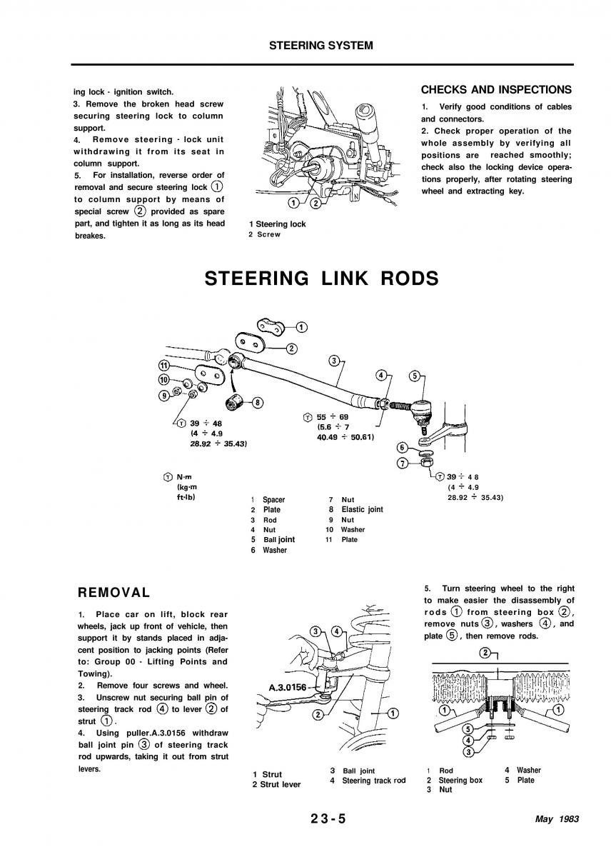 Alfa Romeo 33 owners manual / page 223