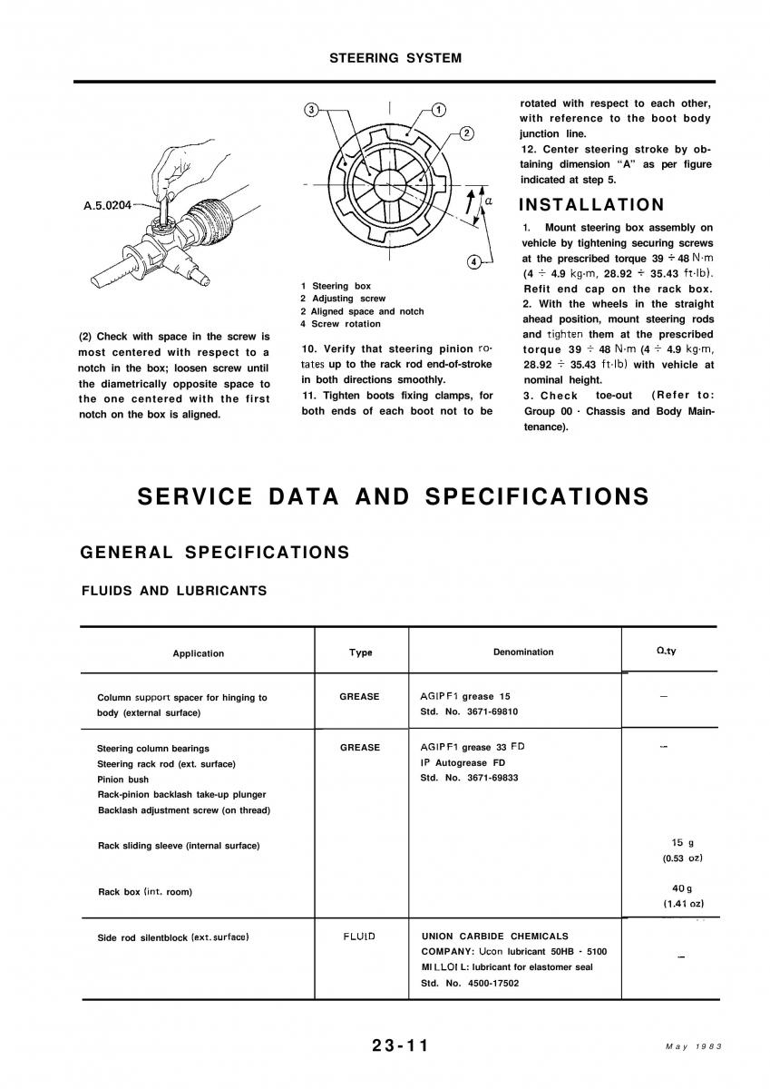 Alfa Romeo 33 owners manual / page 228