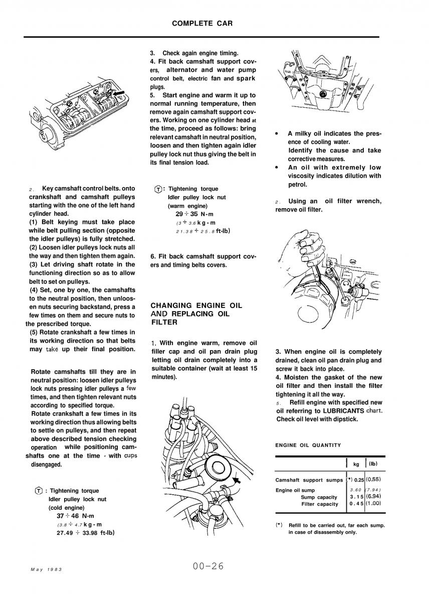 Alfa Romeo 33 owners manual / page 23