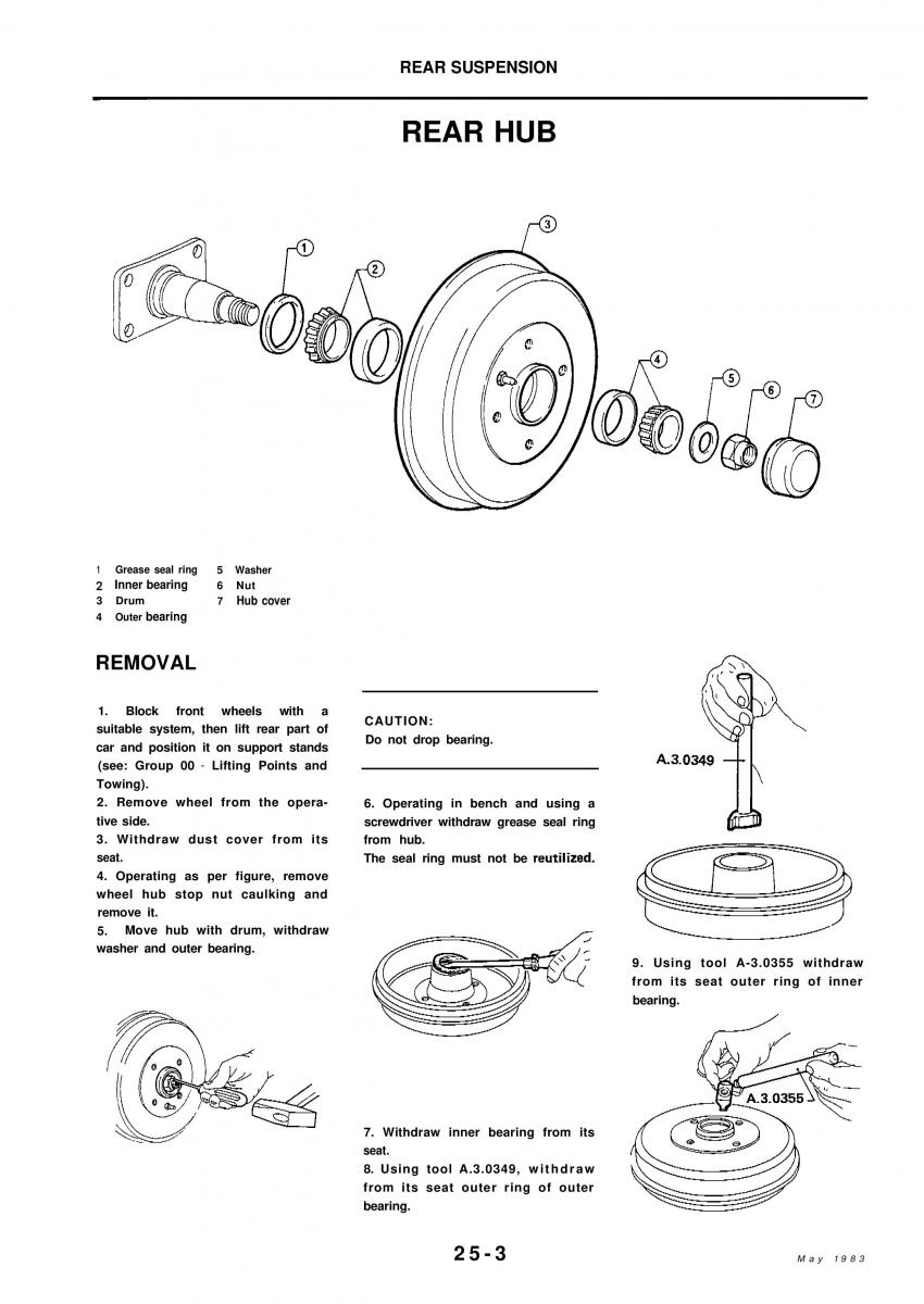 Alfa Romeo 33 owners manual / page 234