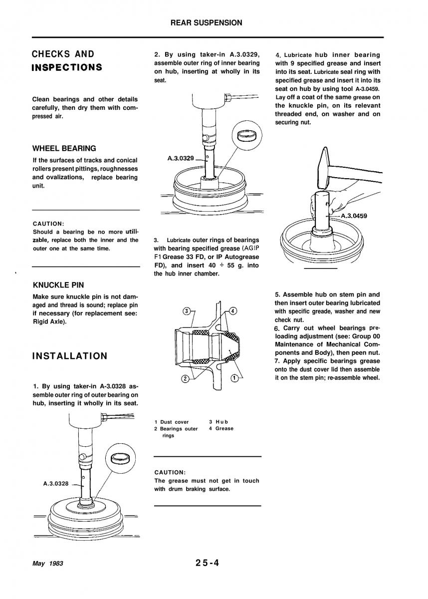 Alfa Romeo 33 owners manual / page 235