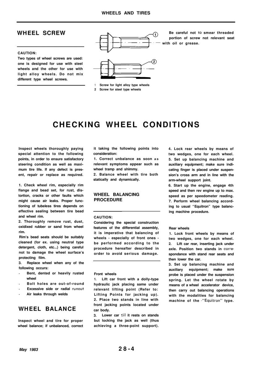 Alfa Romeo 33 owners manual / page 245