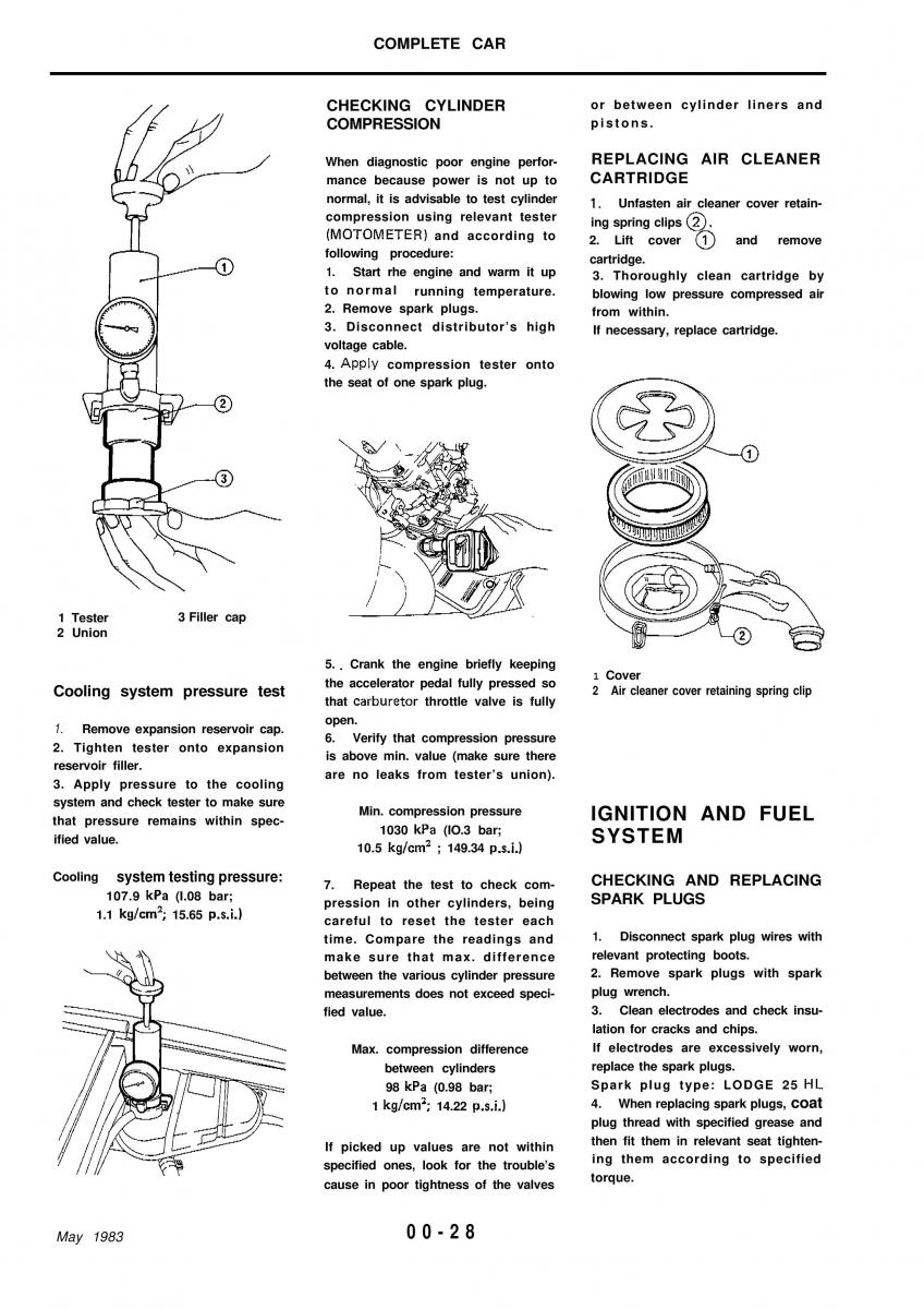 Alfa Romeo 33 owners manual / page 25