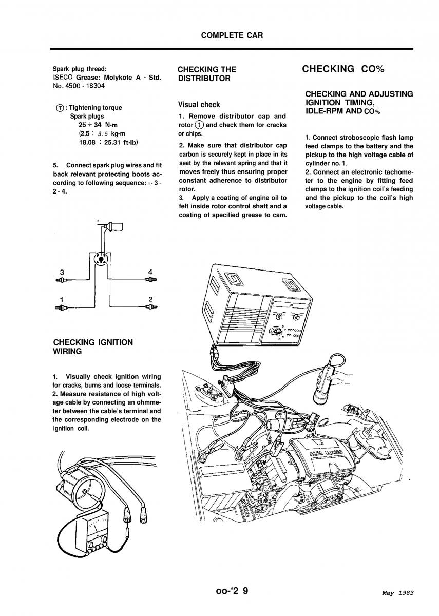 Alfa Romeo 33 owners manual / page 26