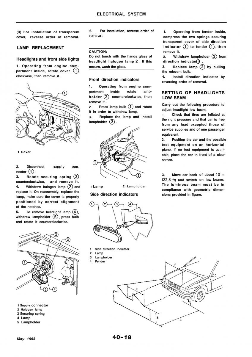 Alfa Romeo 33 owners manual / page 265