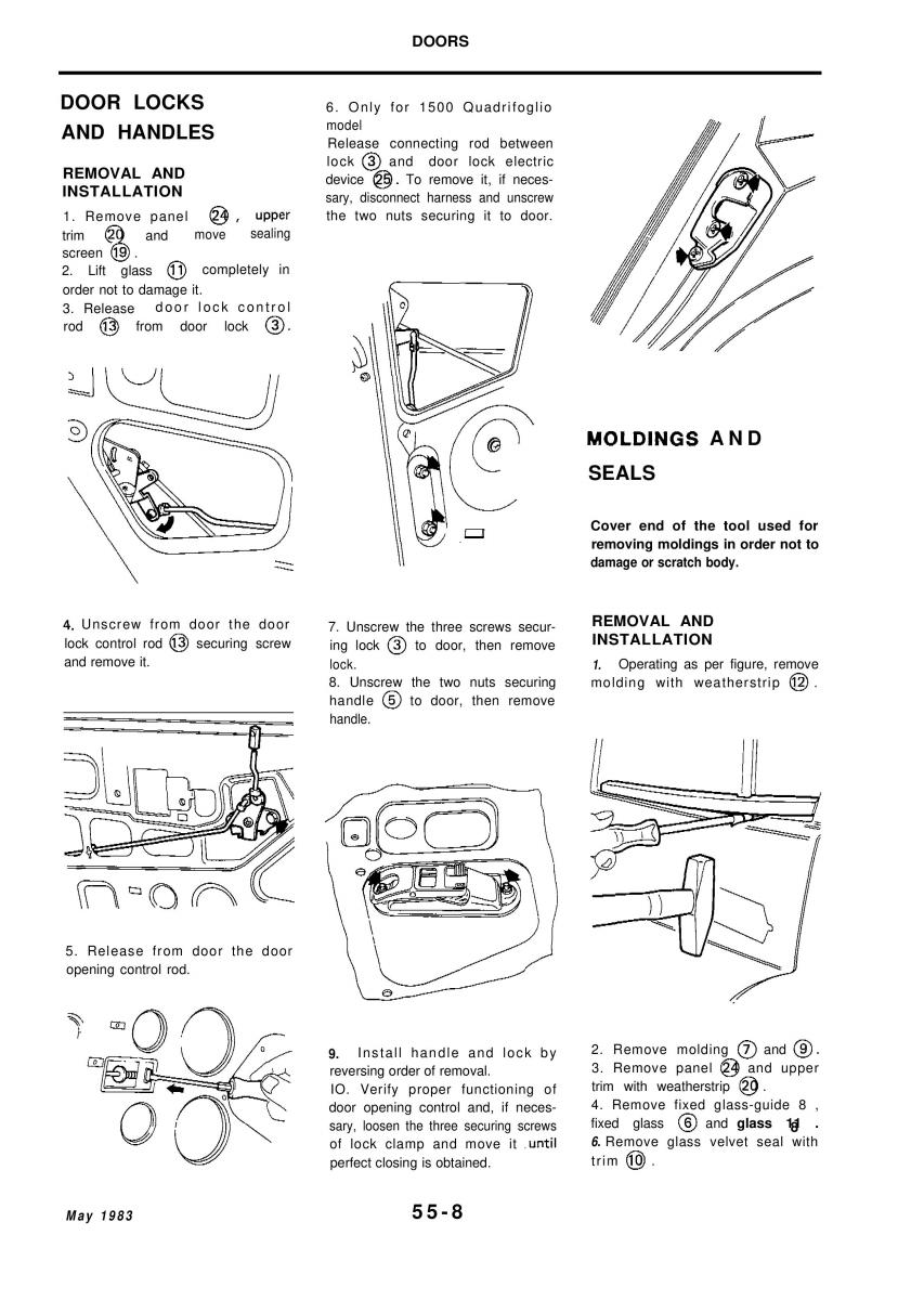 Alfa Romeo 33 owners manual / page 345