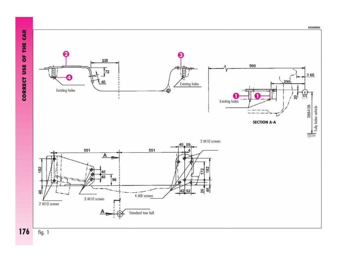 Alfa Romeo GT owners manual / page 177