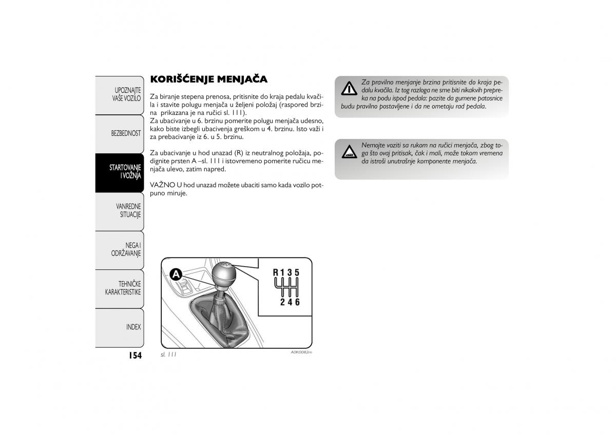 Alfa Romeo Giulietta vlasnicko uputstvo / page 155